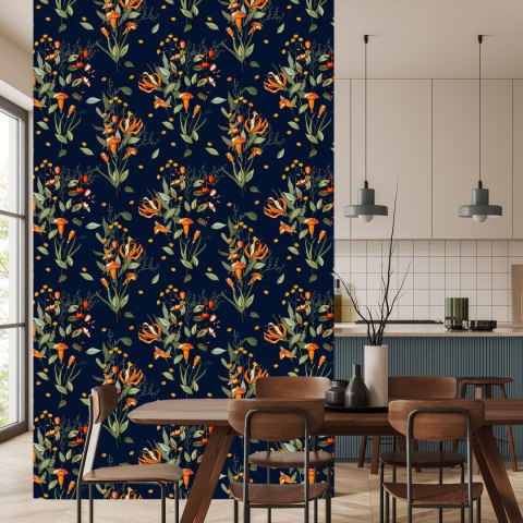 Tapeta Kwitnące Kwiaty Polne