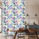 Tapeta Pastelowe Kwiaty Retro