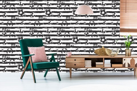 Tapeta Piłki Nożne W Stylu Grunge