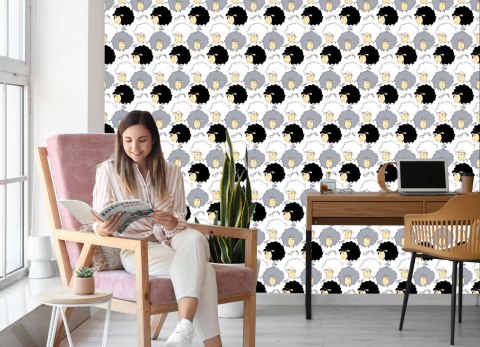 Tapeta Uśmiechnięte Owce