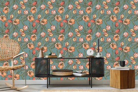 Tapeta Wiosenne Tulipany