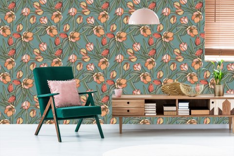 Tapeta Wiosenne Tulipany