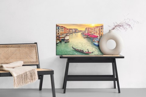 Obraz Na Płótnie Łodzie W Wenecji