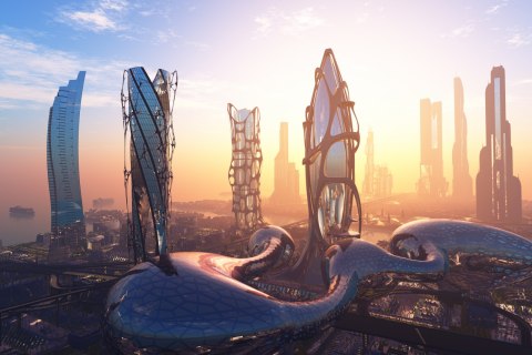 Obraz Na Płótnie Modernistyczne Budownictwo