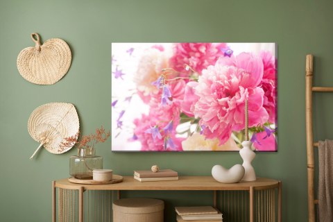Obraz Na Płótnie Różowe Piwonie