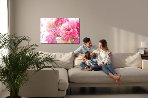 Obraz Na Płótnie Różowe Piwonie