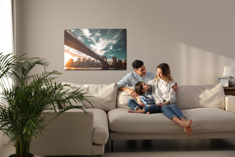 Obraz Na Płótnie Zachód Słońca W Nowym Jorku