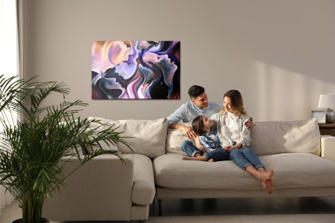 Obraz Na Płótnie Abstrakcja I Twarze