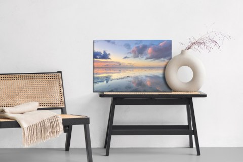 Obraz Na Płótnie Odbicie Lustrzane Chmur W Morzu