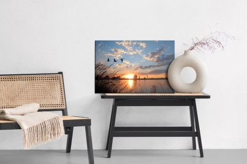 Obraz Na Płótnie Ptaki O Zachodzie Słońca