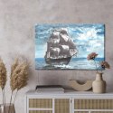 Obraz Na Płótnie Statek Piracki Na Morzu