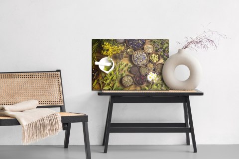 Obraz Na Płótnie Stół Przypraw I Ziół