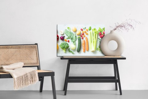 Obraz Na Płótnie Świeże Mokre Warzywa