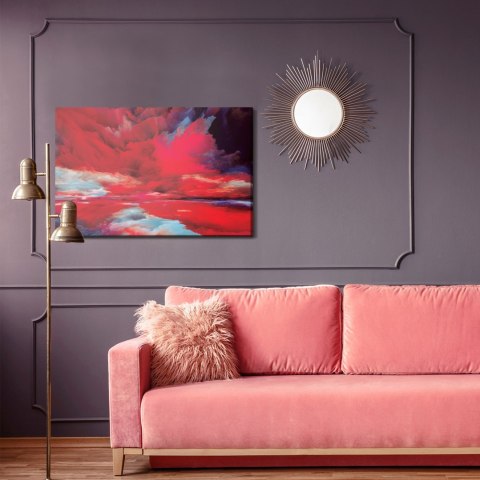 Obraz Na Płótnie Abstrakcyjne Czerwone Niebo