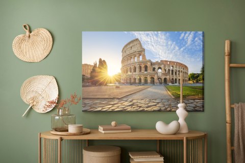 Obraz Na Płótnie Widok Na Koloseum O Poranku