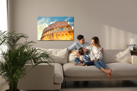 Obraz Na Płótnie Widok Z Dołu Na Koloseum