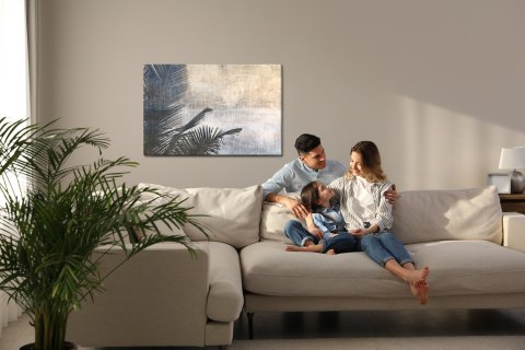 Obraz Na Płótnie Liście Palmowe W Stylu Vintage