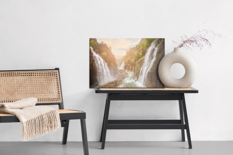 Obraz Na Płótnie Widok 3D Na Piękne Wodospady