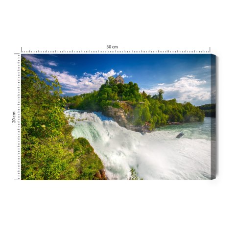 Obraz Na Płótnie Wodospad Rheinfall W Szwajcarii