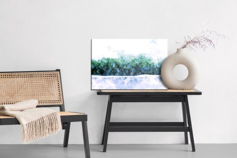 Obraz Na Płótnie Abstrakcyjny Las - Akwarela