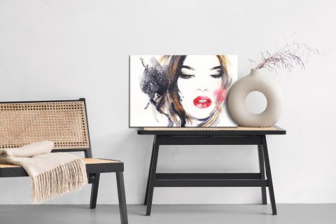 Obraz Na Płótnie Abstrakcyjny Portret Kobiety