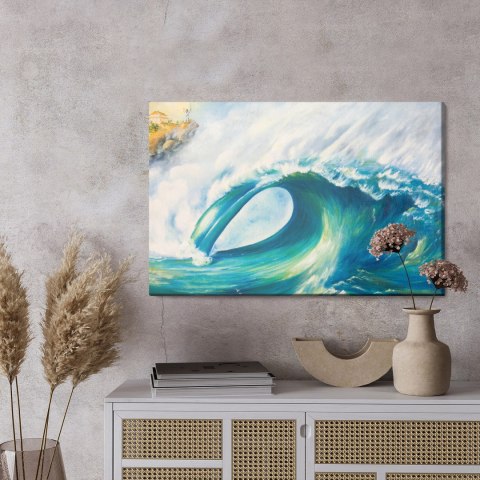 Obraz Na Płótnie Morze I Wielka Fala