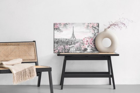 Obraz Na Płótnie Widok Z Tarasu Na Wieżę Eiffla