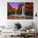 Obraz Wieloczęściowy Wodospady W Havasupai
