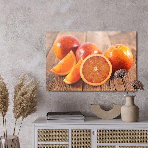 Obraz Na Płótnie Czerwone Pomarańcze