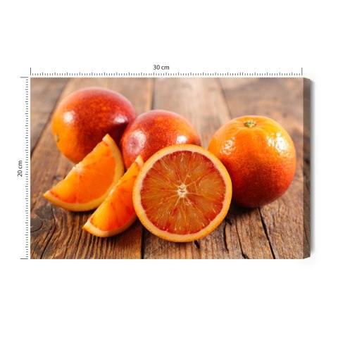 Obraz Na Płótnie Czerwone Pomarańcze