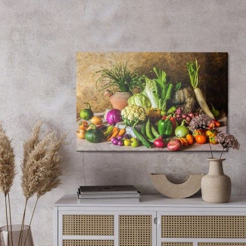 Obraz Na Płótnie Klasyczna Kompozycja Z Warzyw