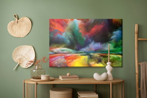 Obraz Na Płótnie Kolorowe Abstrakcyjne Drogi