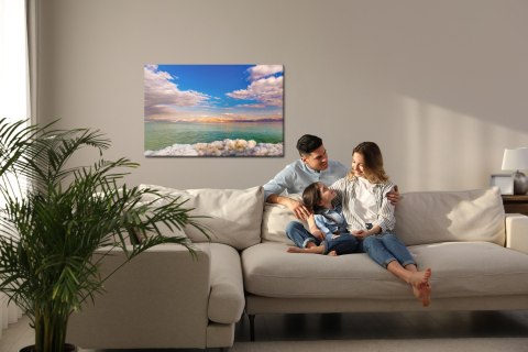 Obraz Na Płótnie Morze Martwe I Sól