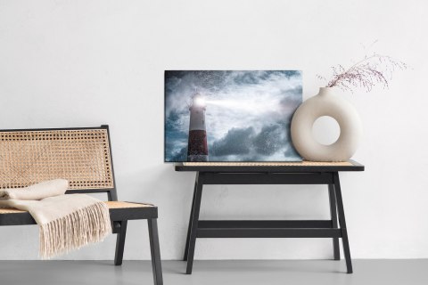 Obraz Na Płótnie Morze Śnieg I Latarnia Morska