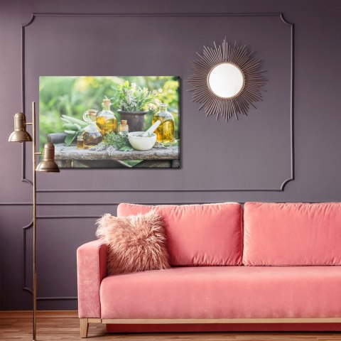 Obraz Na Płótnie Naturalne Olejki Z Ziołami