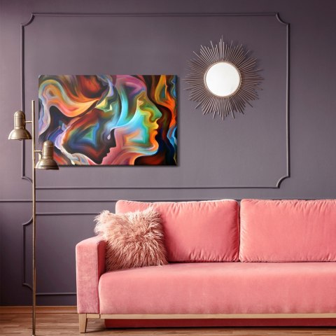 Obraz Na Płótnie Twarze Abstrakcyjne