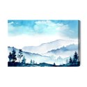 Obraz Na Płótnie Akwarelowe Góry