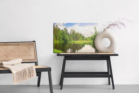 Obraz Na Płótnie Leśny Krajobraz Z Jeziorem