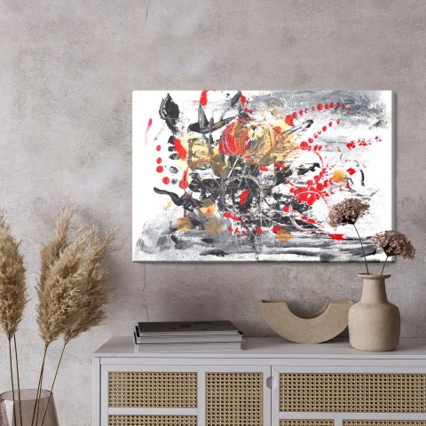 Obraz Na Płótnie Chaotyczna Abstrakcja