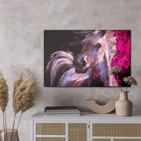Obraz Na Płótnie Koń W Pastelowych Barwach