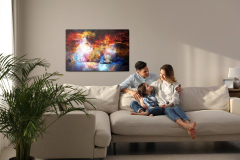 Obraz Na Płótnie Lew W Przestrzeni Kosmicznej