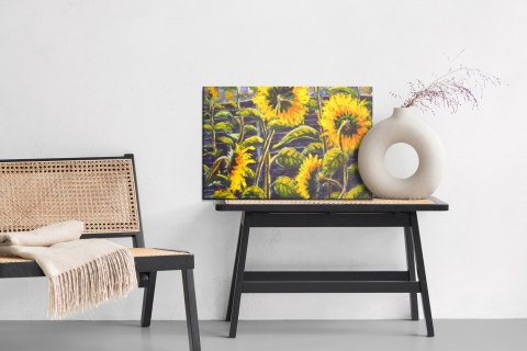 Obraz Na Płótnie Kwiaty Słonecznika Jak Malowane