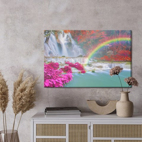 Obraz Na Płótnie Wodospad Kuang Si W Laosie