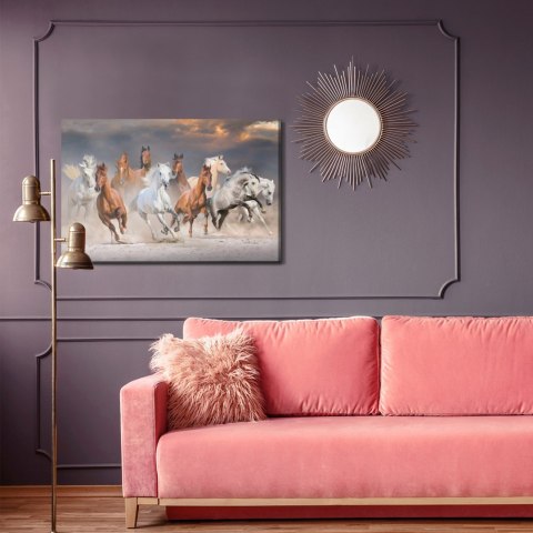 Obraz Na Płótnie Konie Na Pustyni