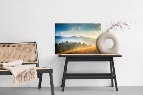 Obraz Na Płótnie Mglisty Krajobraz Górski