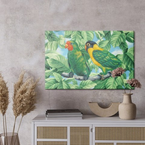 Obraz Na Płótnie Piękne Kolorowe Papugi