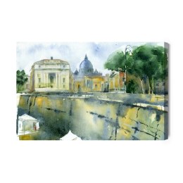 Obraz Na Płótnie Rzym Jak Malowany