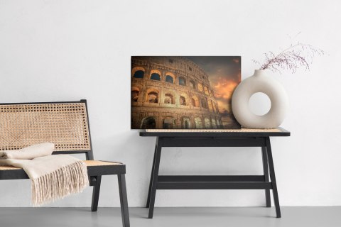 Obraz Na Płótnie Rzymskie Koloseum Nocą