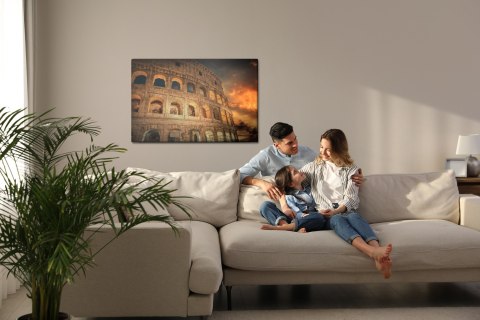 Obraz Na Płótnie Rzymskie Koloseum Nocą