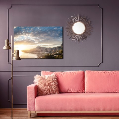 Obraz Na Płótnie Wschód Słońca Nad Morzem